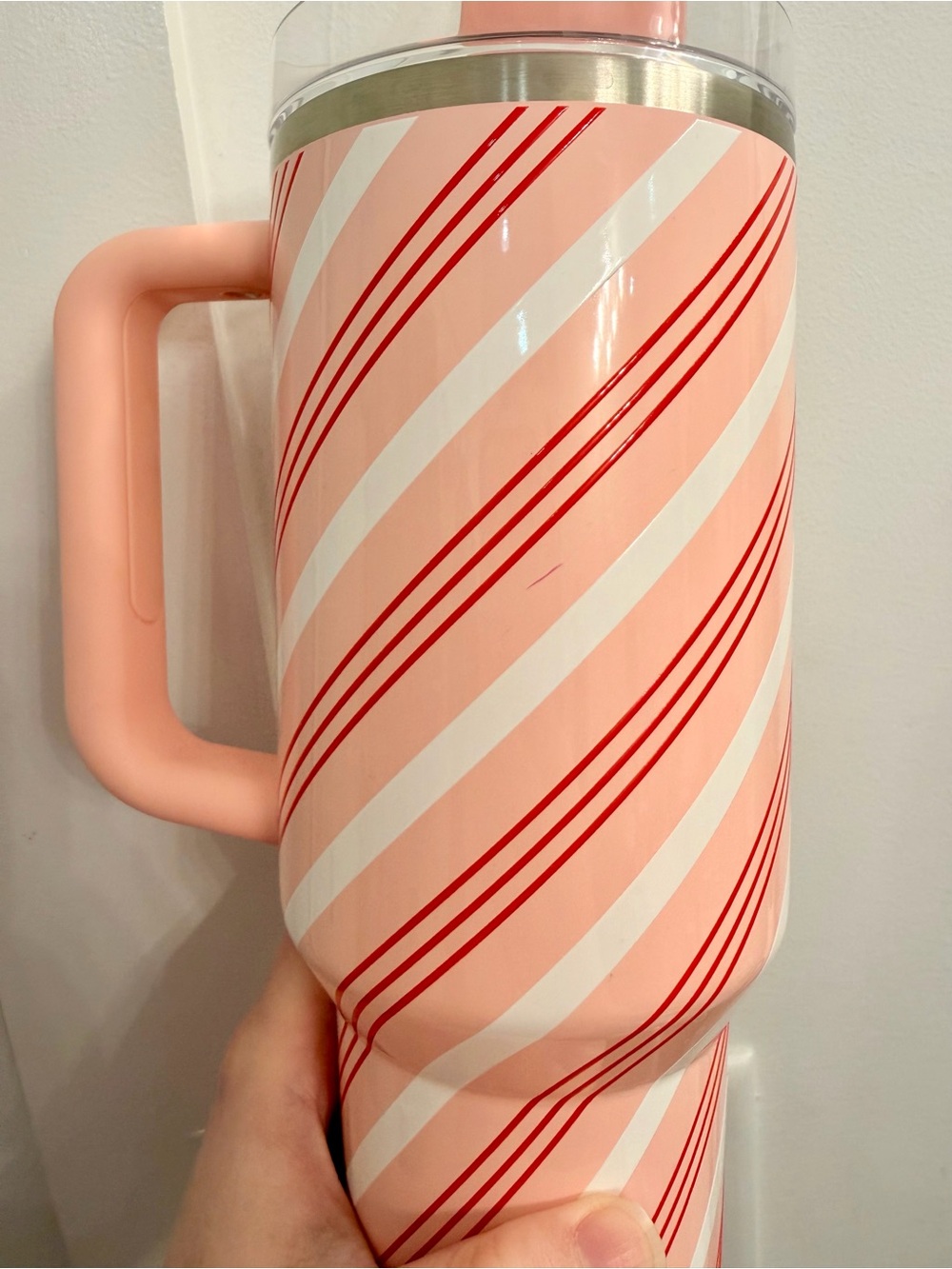 New Stanley Strawberry Twist Striped Travel Tumbler - 40oz - Picture 3 of 3
